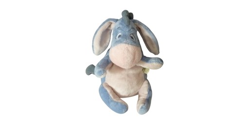 Peluche bourriquet bleu - bleu, beige