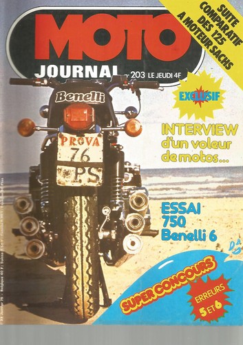 Moto journal 203 - moto, comp.