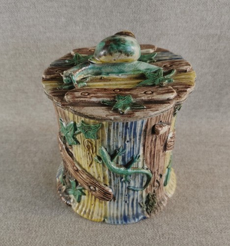 Pot tabac ceramique faience - pot, a
