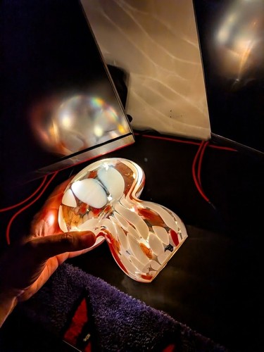 Lampe champignon rétro