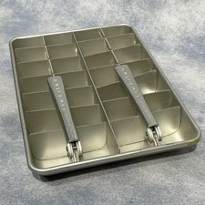 Vintage Frigidaire 'Quickube' Double Ice Tray Aluminum Tray makes 28-ice cubes
