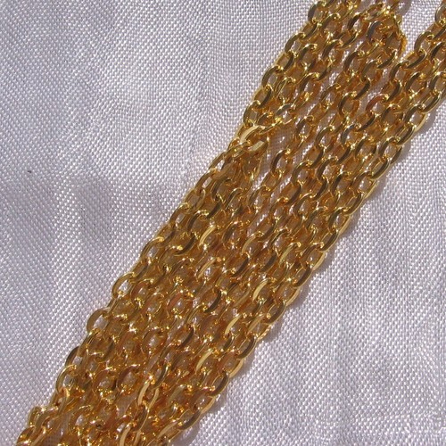 Chaine métal doré maillon - métal,