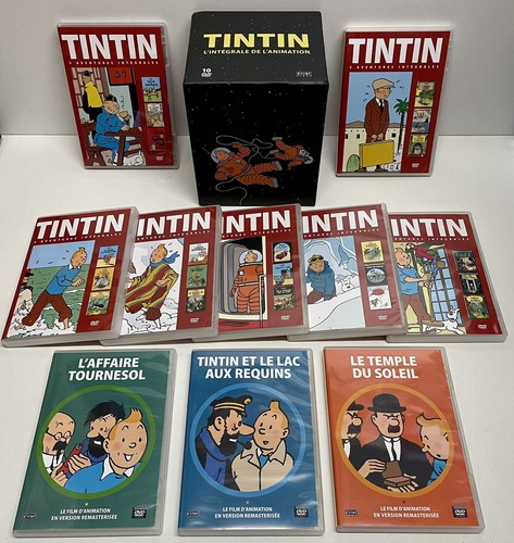 Coffret dvd tintin - dvd, /