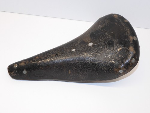 Ancienne selle velo cuir - de,