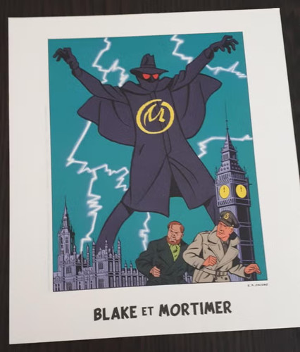 Blake mortimer jacobs tiré - mortimer,