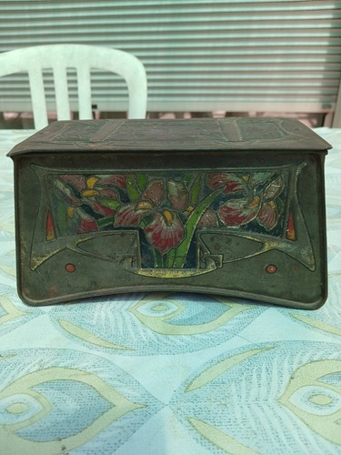 Boite tole art nouveau - boite, en