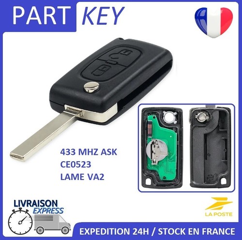 Clé télécommande vierge - télécommande,