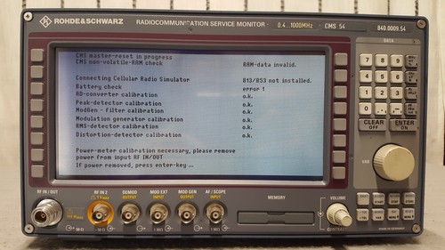 Rohde schwarz cms - schwarz, 54