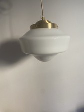 Suspension Opaline Blanche