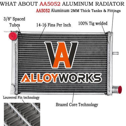40mm noyau aluminium radiateur - noyau,