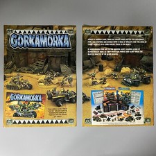 Gorkamorka Orks Angelis Games Workshop Warhammer 40,000 Vintage Retro Publicité