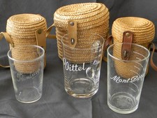 Lot de 3 verres de curiste