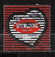 FRANCE oblitéré 2018 Cœur Sonia Rykiel Y&T N° 5199