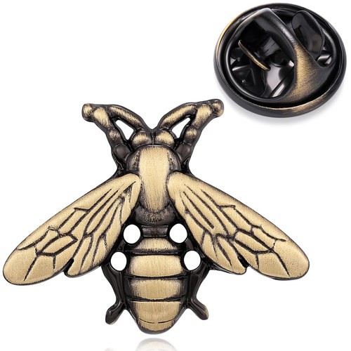 Vintage bee pin clips - bee,