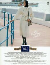  Advertising 0322 1988 Burberrys' the burberry look trench bag acc
