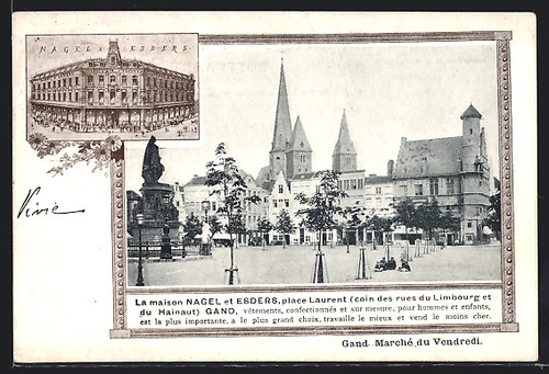 Cpa gand maison nagel et - la,