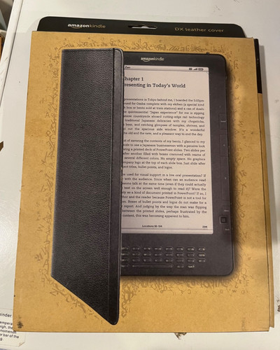 Amazon kindle leather cover - dx,