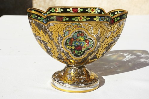 Vase bohême haida art nouveau - vase,