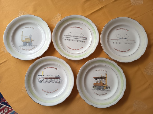 Ceramique gien assiettes - gien,