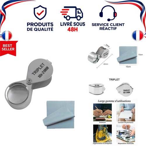Loupe bijoutier 10x pliable - loupe,