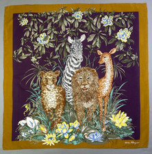 Magnifique foulard  vintage "