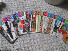 WEIGHT WATCHERS WEEKLY PROGRAM GUIDE MAGAZINE, LOT OF 43  Year 2012