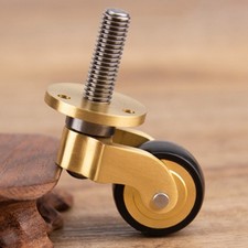 Roulettes en laiton avec