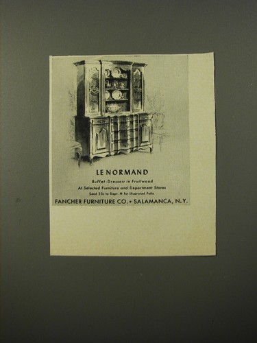 1954 fancher furniture - 1954,
