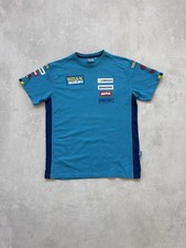 Vintage Suzuki Rizla Motorcycle Racing Tee T-Shirt Rare Blue