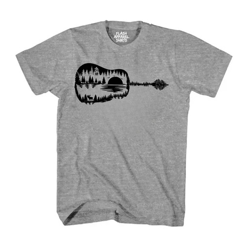 Guitar lake shadow novelty - guitar,