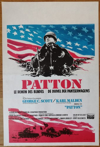 Patton george scott affiche - george,