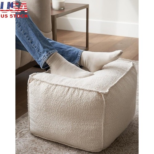 Pouf ottoman footrest round - ottoman,