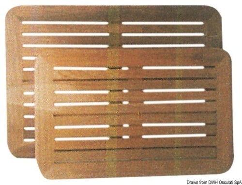 Plateaux table teck - de, en
