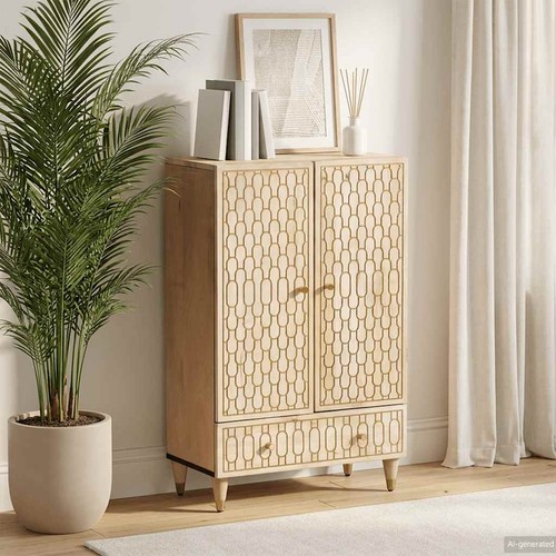 Buffet armoire rangement salon - armoire,