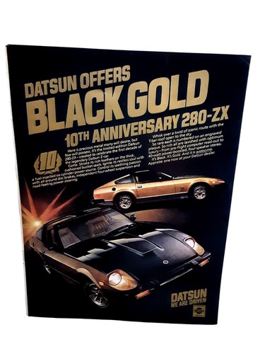 1980 datsun 280zx - datsun, black