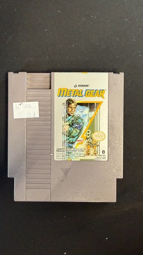 Metal gear nintendo nes - metal,