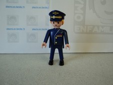 PLAYMOBIL vintage city life avion homme pilote de ligne du set 4310 de 2006