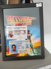 Cadre Plus Carte Permis De Conduire Retour Vers Le Futur