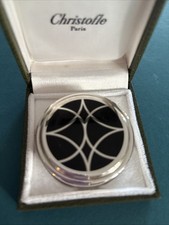 CHRISTOFLE Talisman - Rare Boite Laque De Chine Verte- Petit Modèle