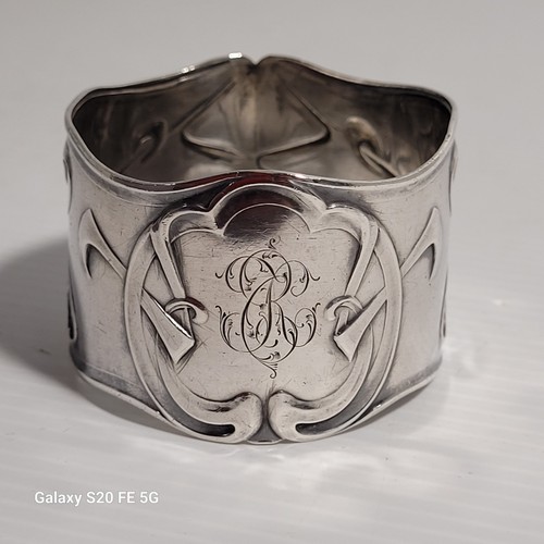 Rond serviette argent - rond,