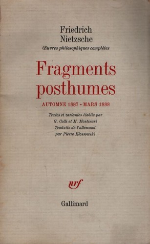 Fragments posthumes automne