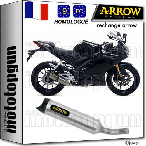Arrow pot echappement approuve - arrow,