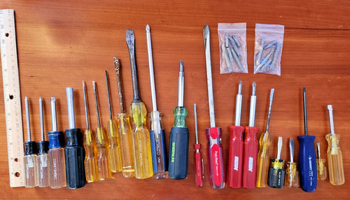 Piece lot screwdrivers - 20,
