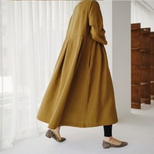 Robe Midi à Encolure Ronde