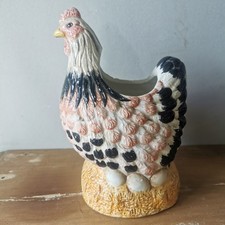 Ancienne Poule En Barbotine /