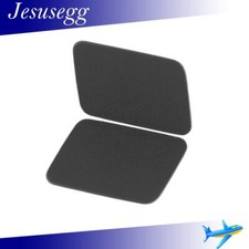 Pair Headlight Washer Cover Cap Unpainted for 2017-2019 Jaguar XE Left + Right