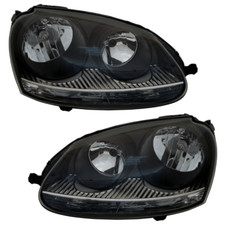 PHARE AVANT GAUCHE + DROIT ÉLECTRIQUE +MOTEUR VW GOLF V JETTA 2003-2009 '