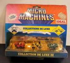 Micro Machines Luxury Collection 3 Ideal Galoob New in Blister Version Fr