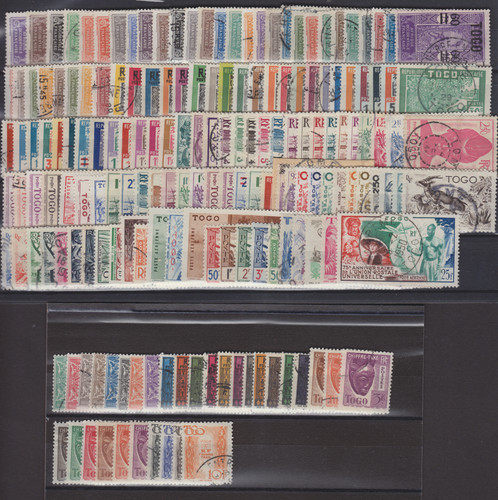 Timbres colonie francaise togo - francaise,