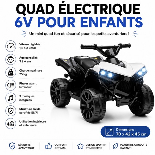 Quad électrique pour enfant